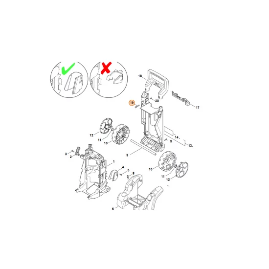 Stihl  Nakrętka 4950 791 8300